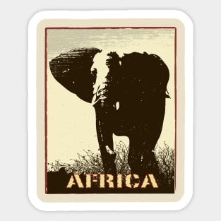 Africa Elephant Sticker